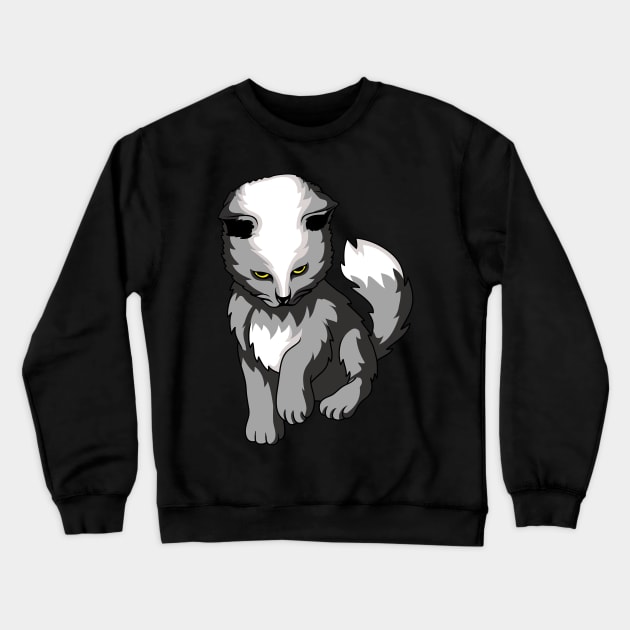 Cute little spooky cat - cats lover gift Crewneck Sweatshirt by Shirtbubble